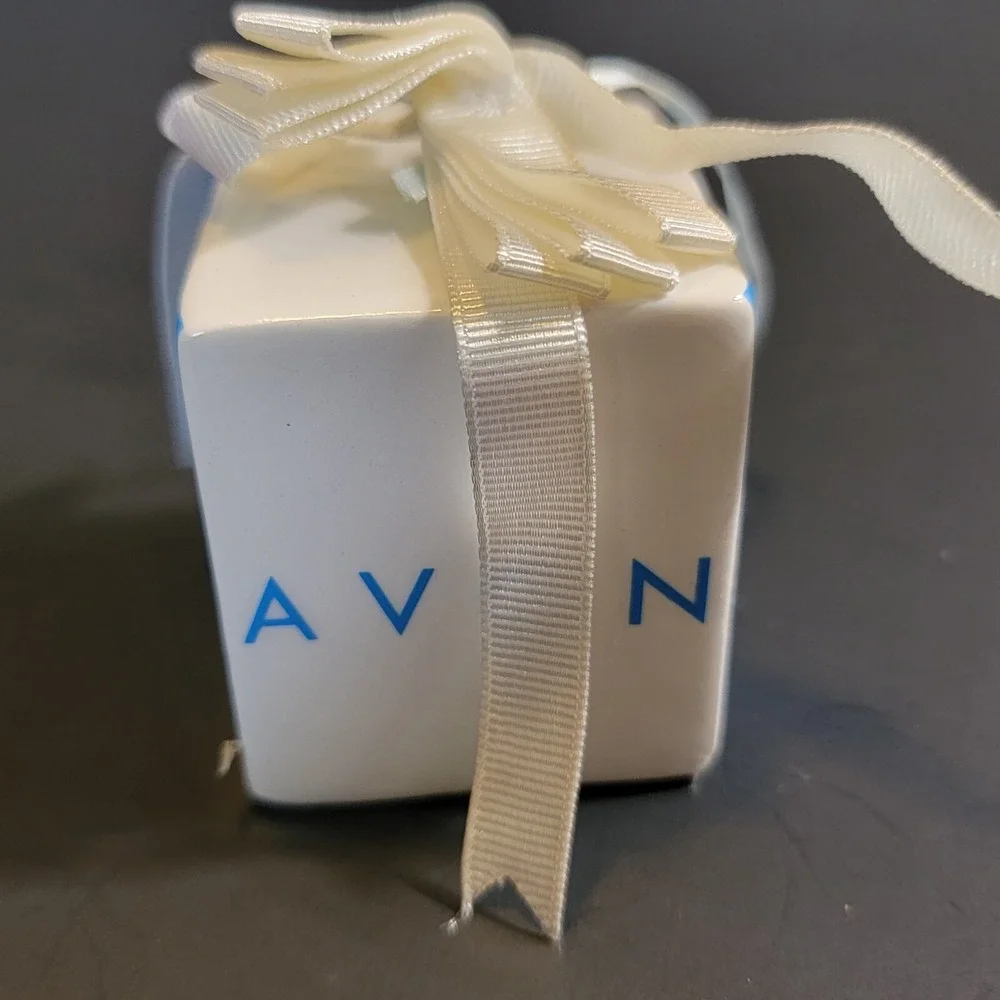 Happy Holidays Snowflake Present Ornament From Avon